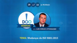 Webinar sobre Mudanças da ISO 9001:2015