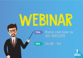 Webinar: RISCOS conforme a norma ISO 9001:2015